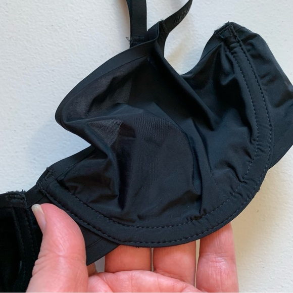 Smoothez by Aerie Lightweight Black Unlined Sheer Underwire Bra 34C NWT - Picture 4 of 13